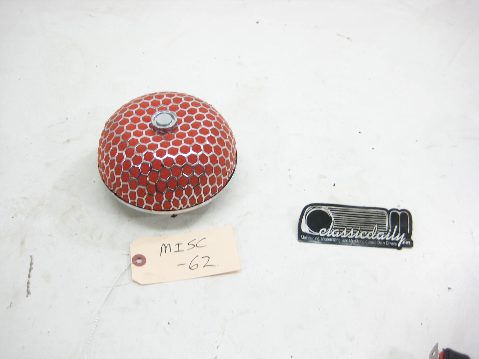 Short Air Filter   2.5" Inlet MISC 62