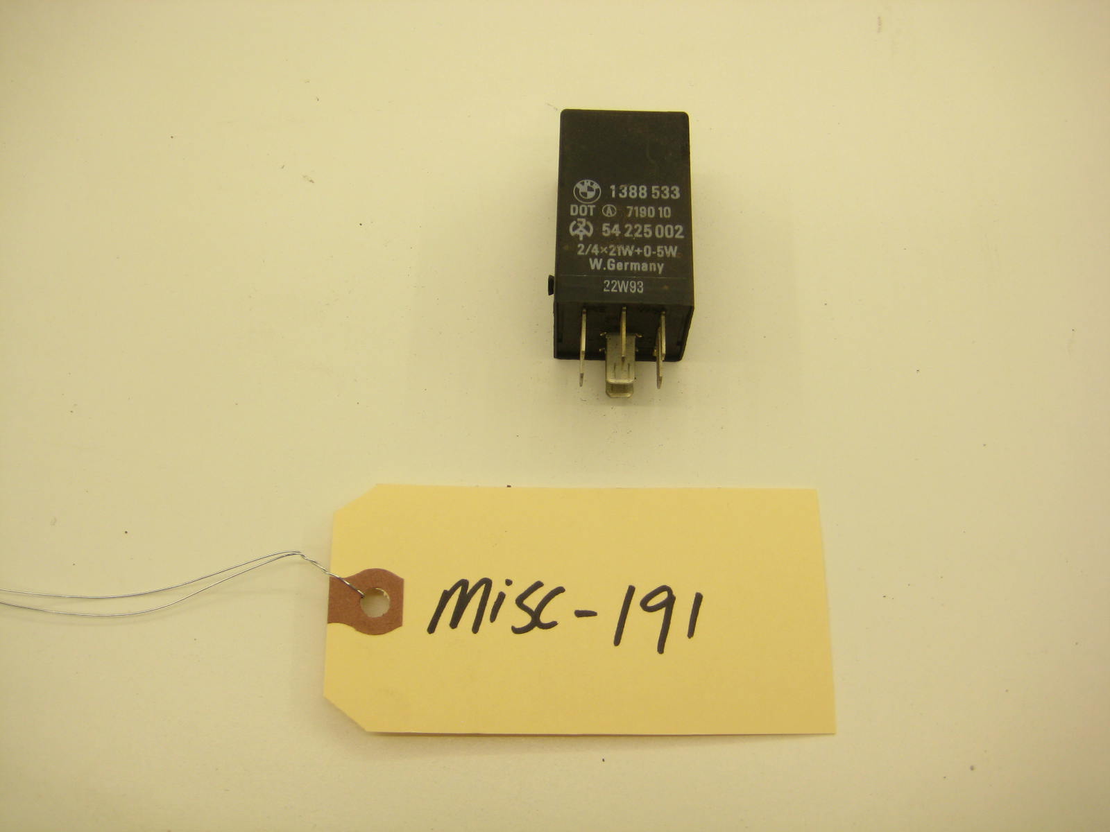 bmw hazard warning relay 1 388 533