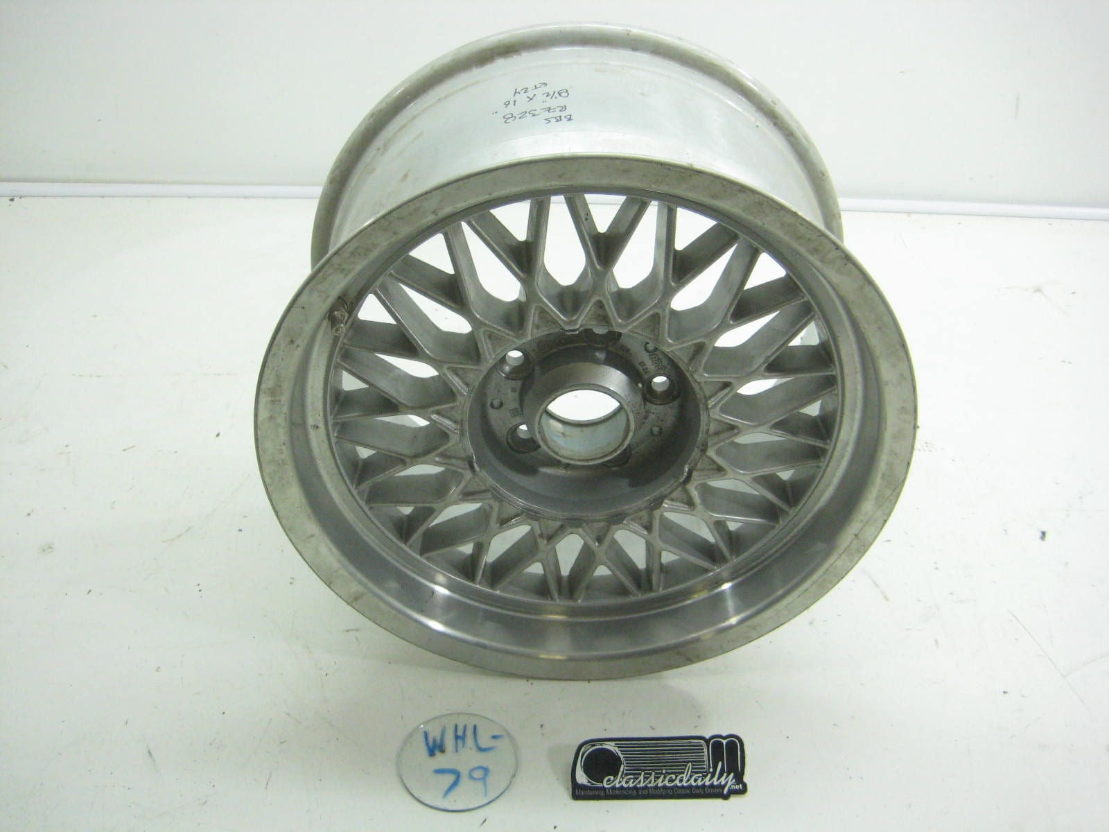 used parts bbs 328 et24 16x8 5 kba 41068 5x120 single