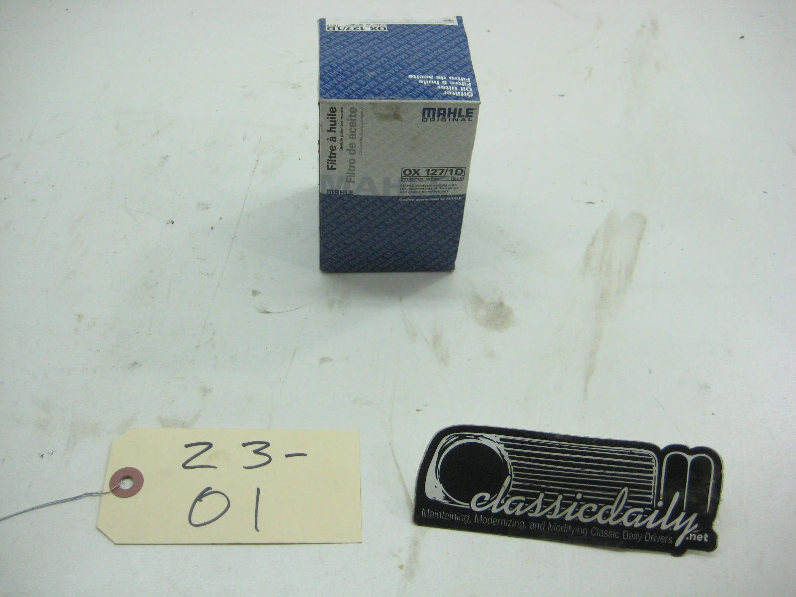 used parts 1 8l z3 oil filter ox 127 1d