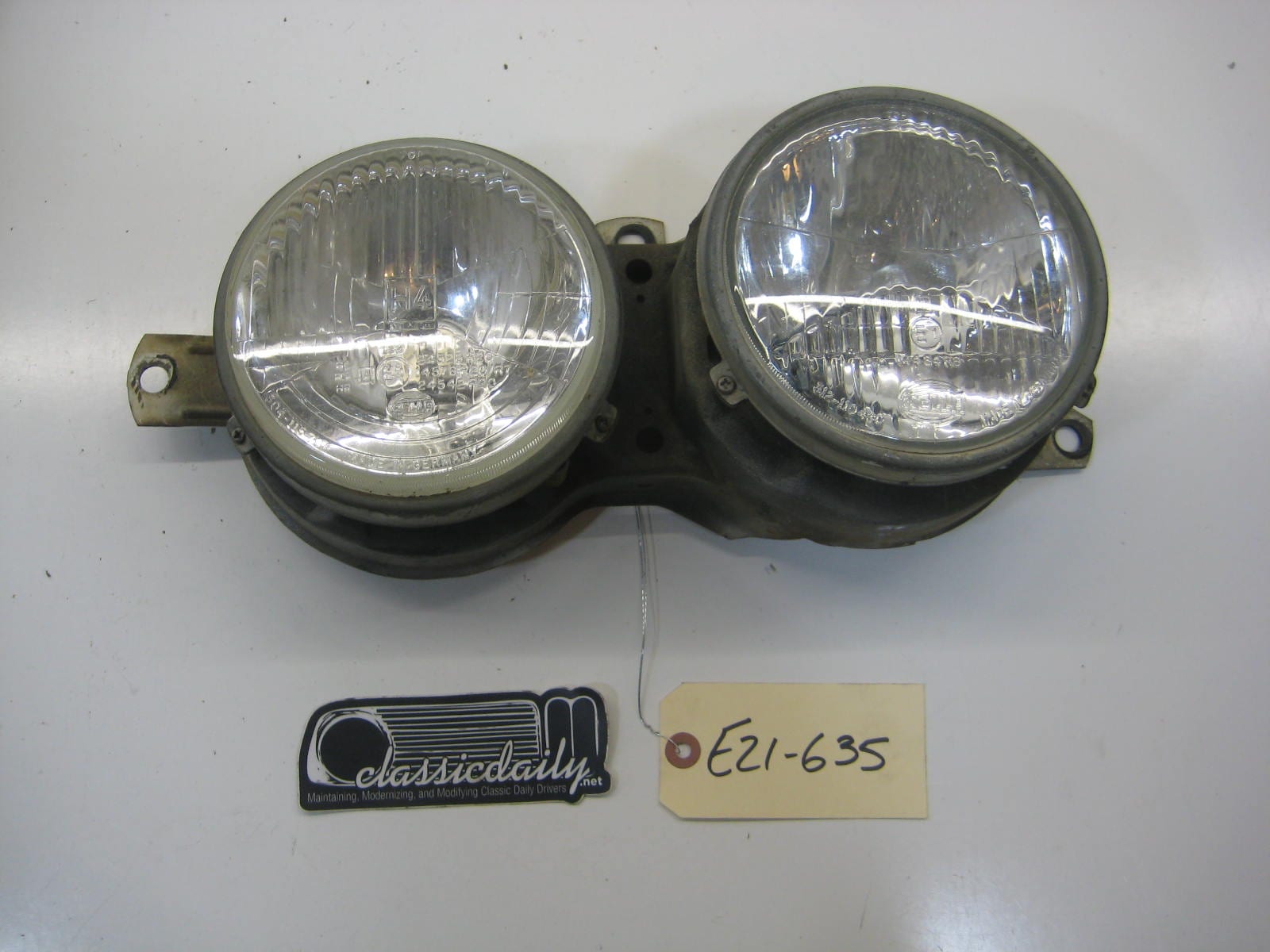 bmw e21 320 drivers side euro h4 headlights
