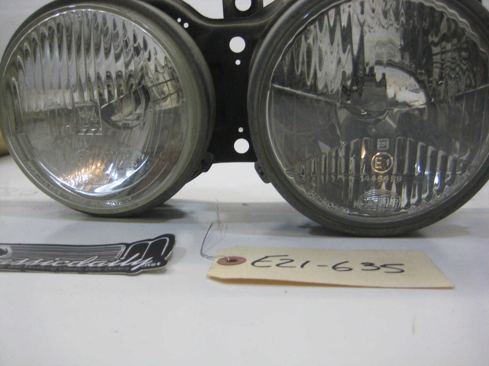 bmw e21 320 drivers side euro h4 headlights