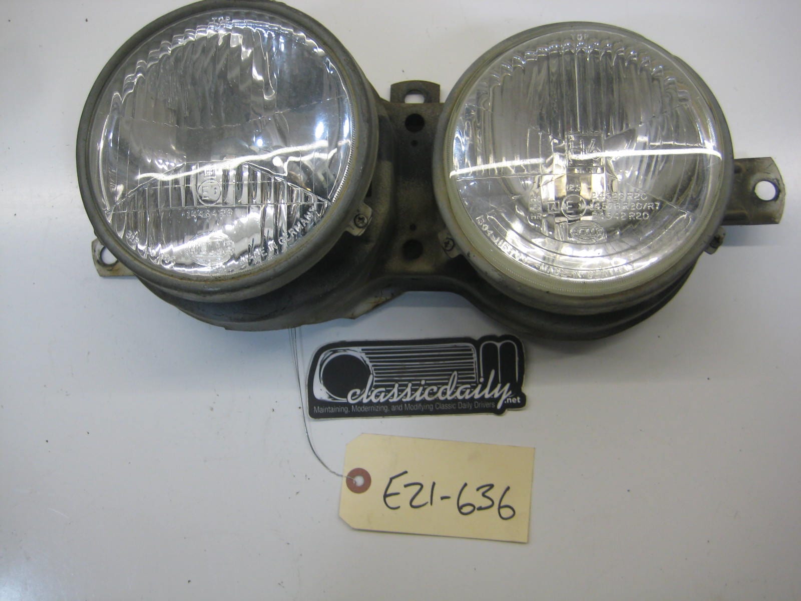 bmw e21 320 passenger side euro h4 headlights