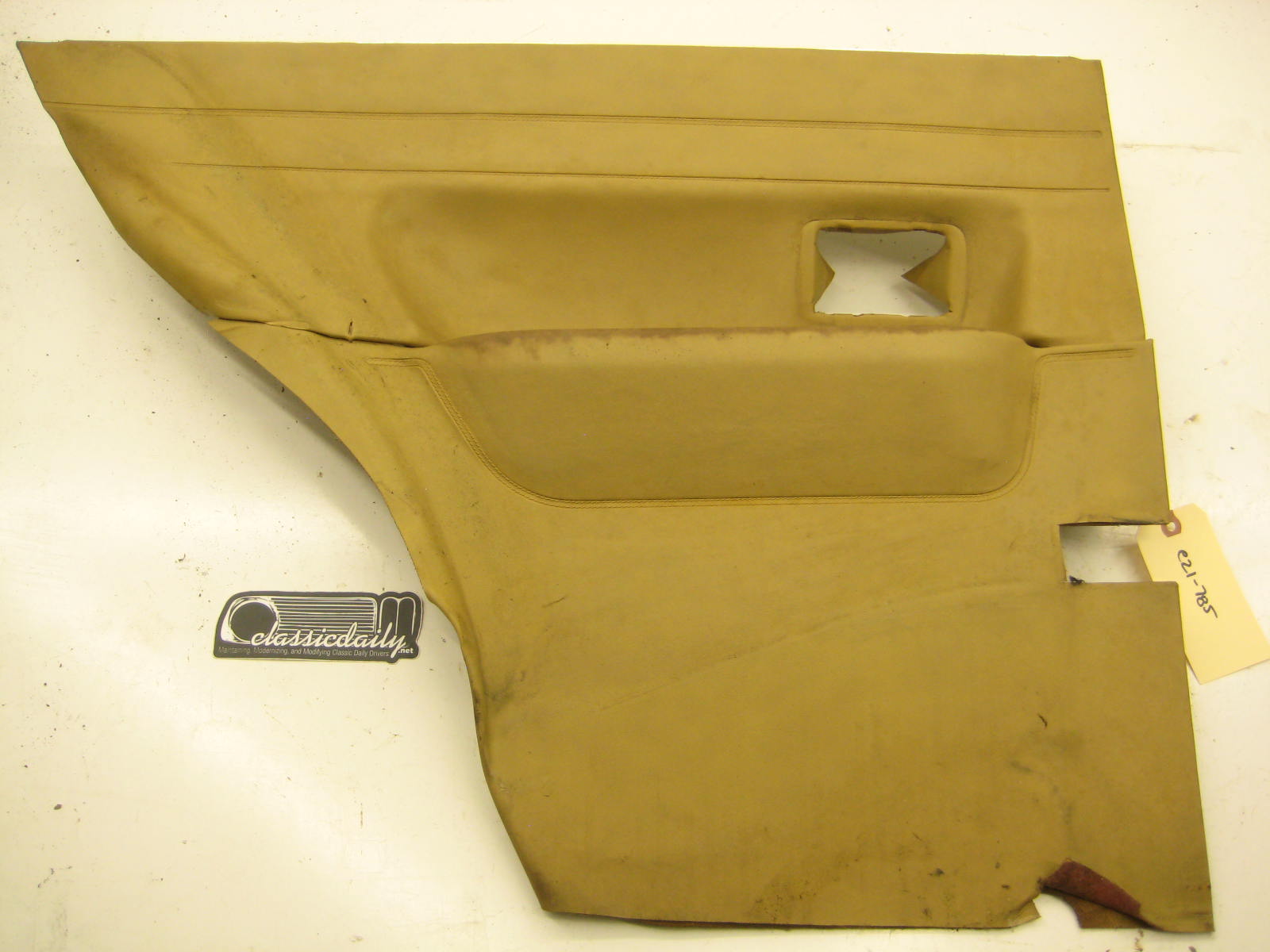 bmw e21 320 driver left side rear armrest card