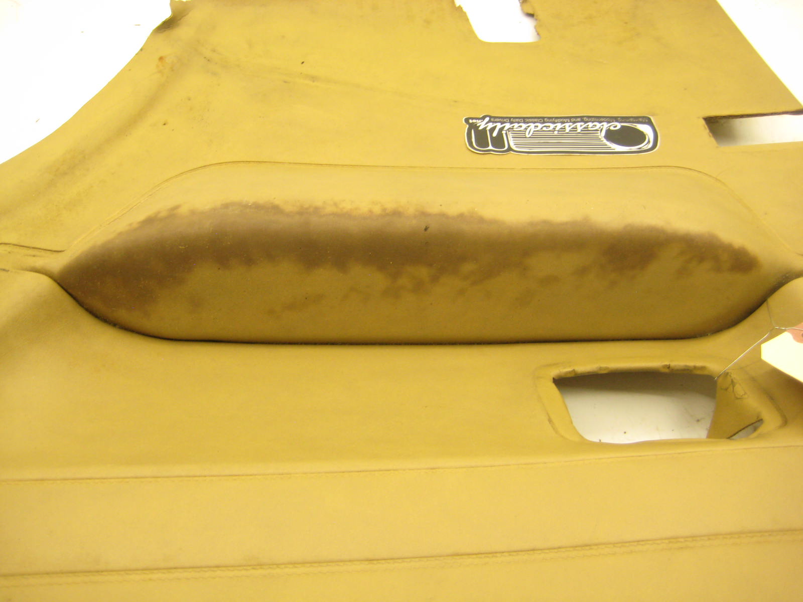 bmw e21 320 passenger right side rear armrest card