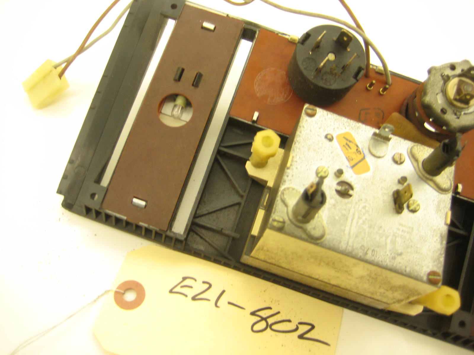 bmw e21 320 hvac control panel with clock missing lighter