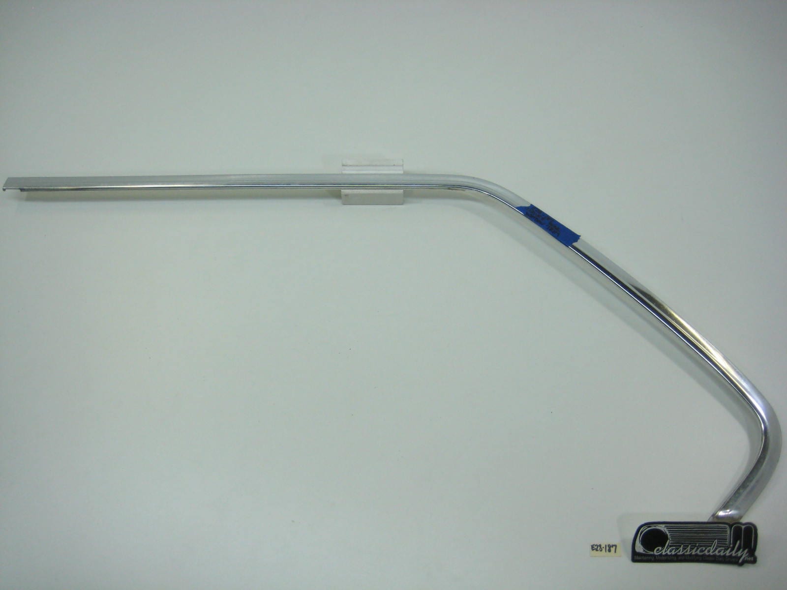 bmw e28 535 528e drivers side exterior chrome gutter trim rear window