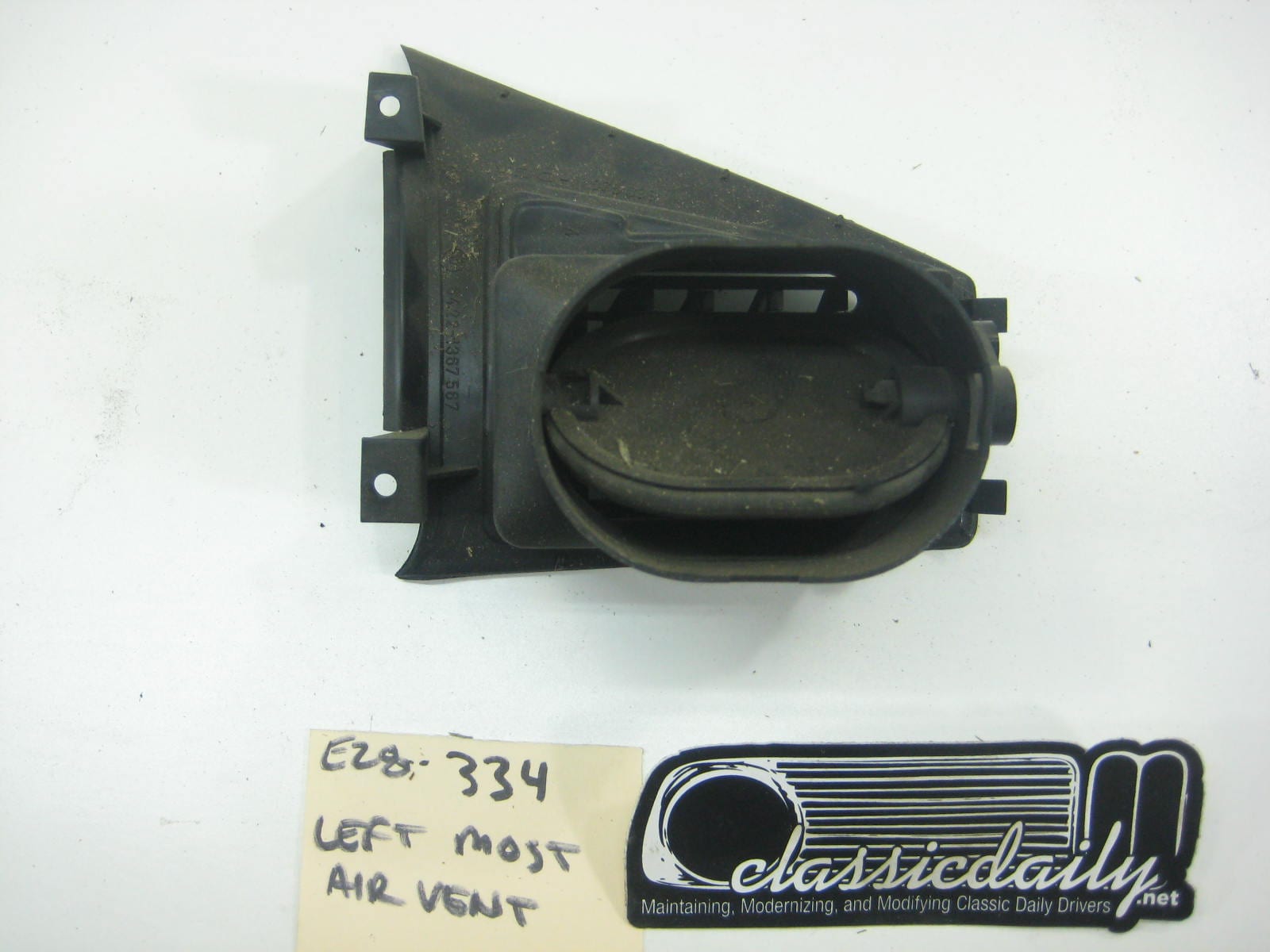 bmw e28 535 535is 528e left most air vent in dash