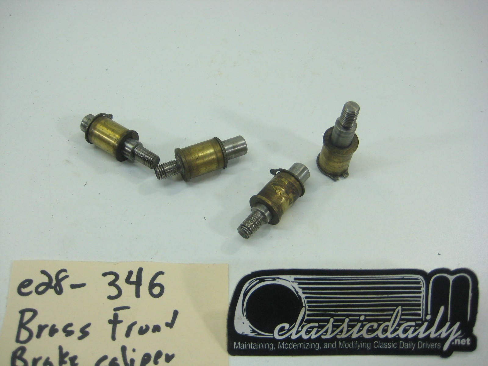 bmw e28 535 535is 528e brass front brake caliper guides