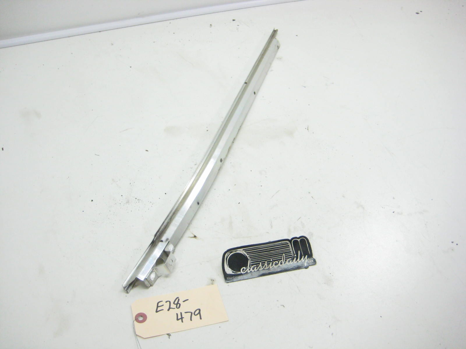 bmw e28 535 535is 528e drivers side chrome window trim