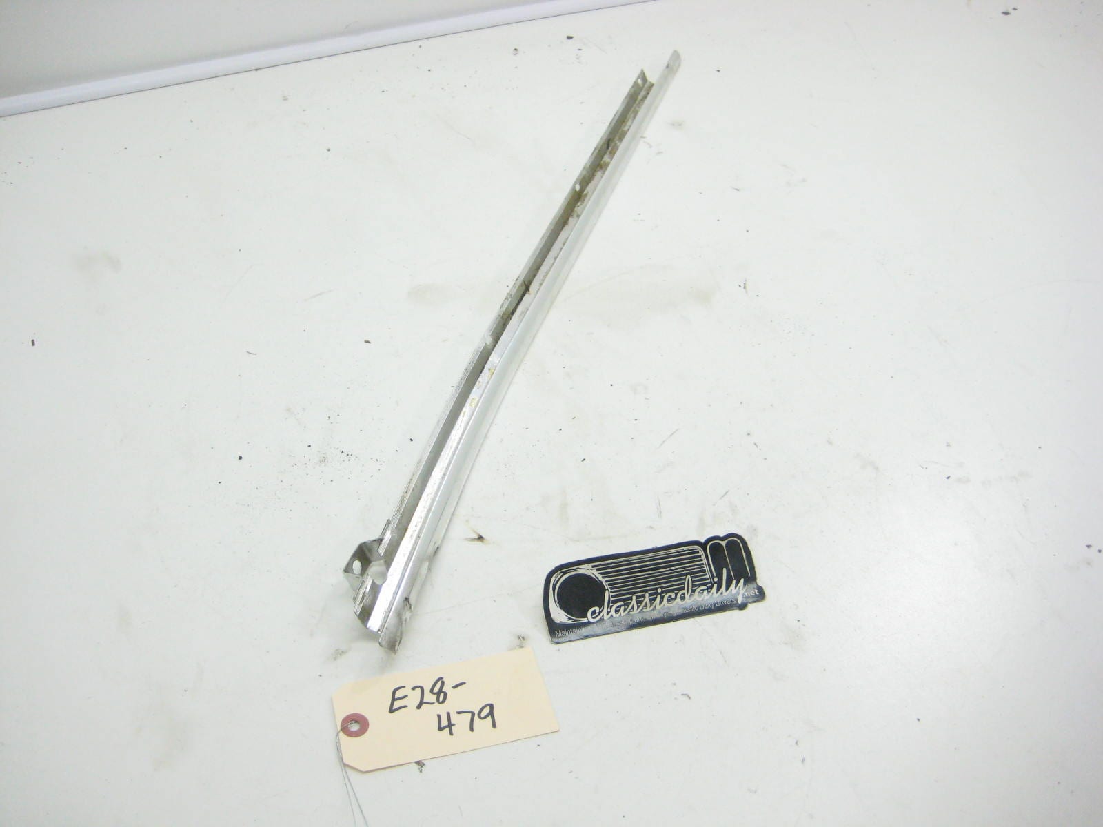 bmw e28 535 535is 528e drivers side chrome window trim