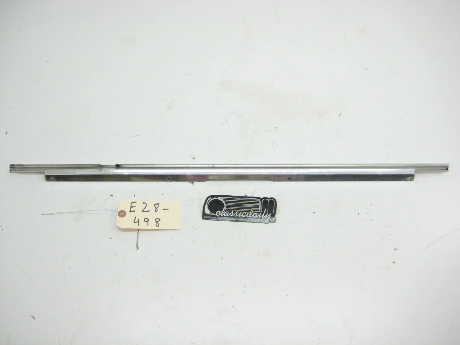 bmw e28 535 535is 528e passenger rear interior chrome trim
