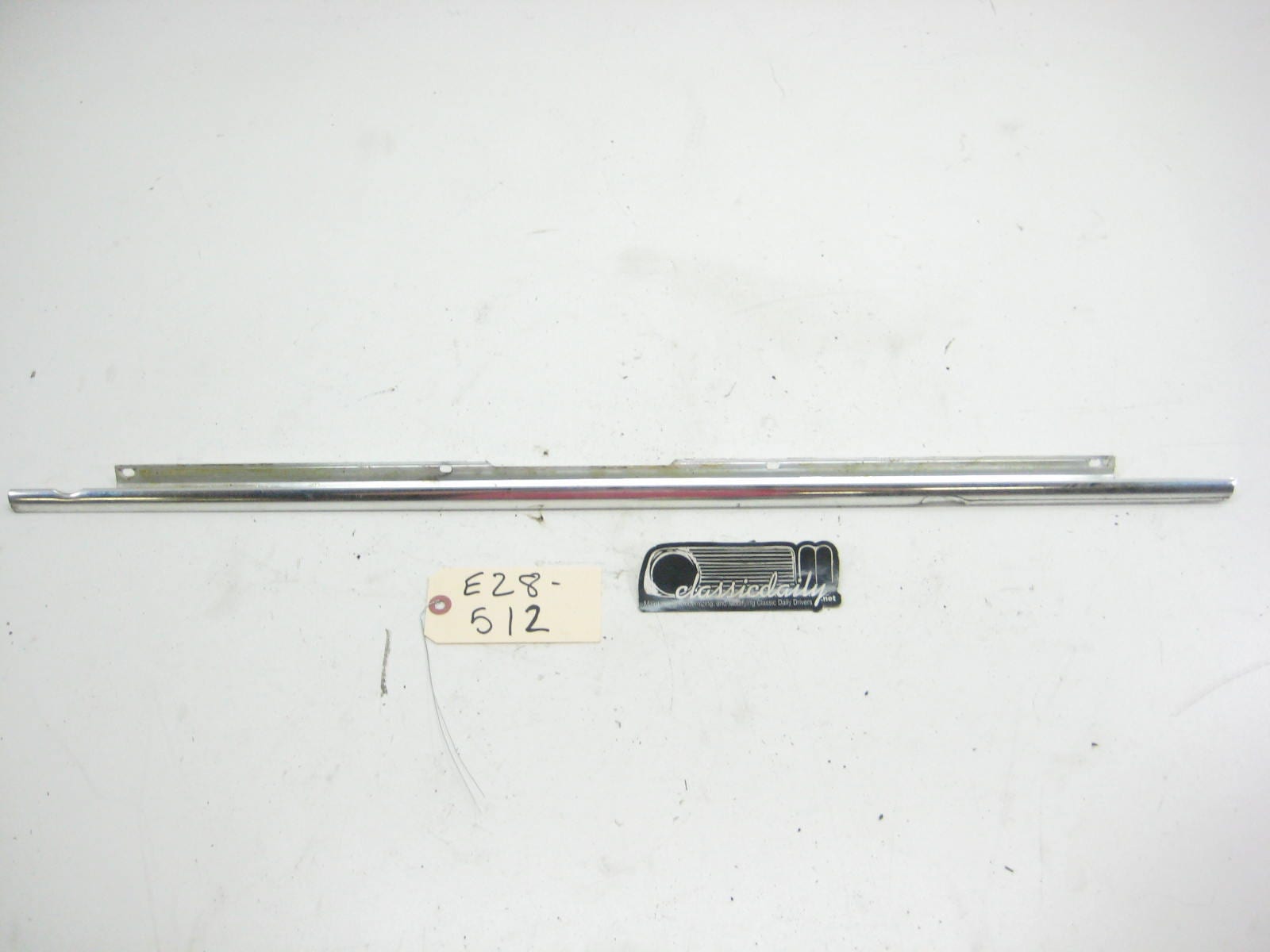 bmw e28 535 535is 528e drivers side rear door chrome trim