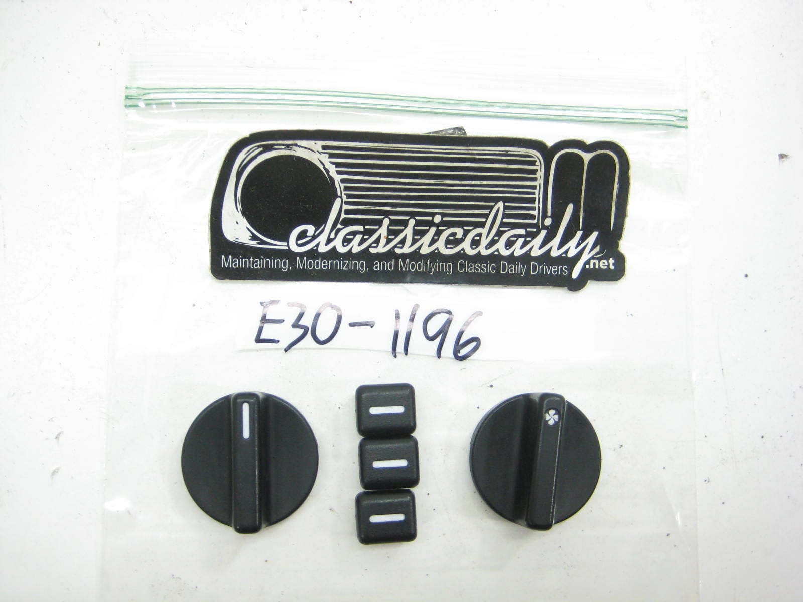 bmw e30 325 318 hvac control knobs