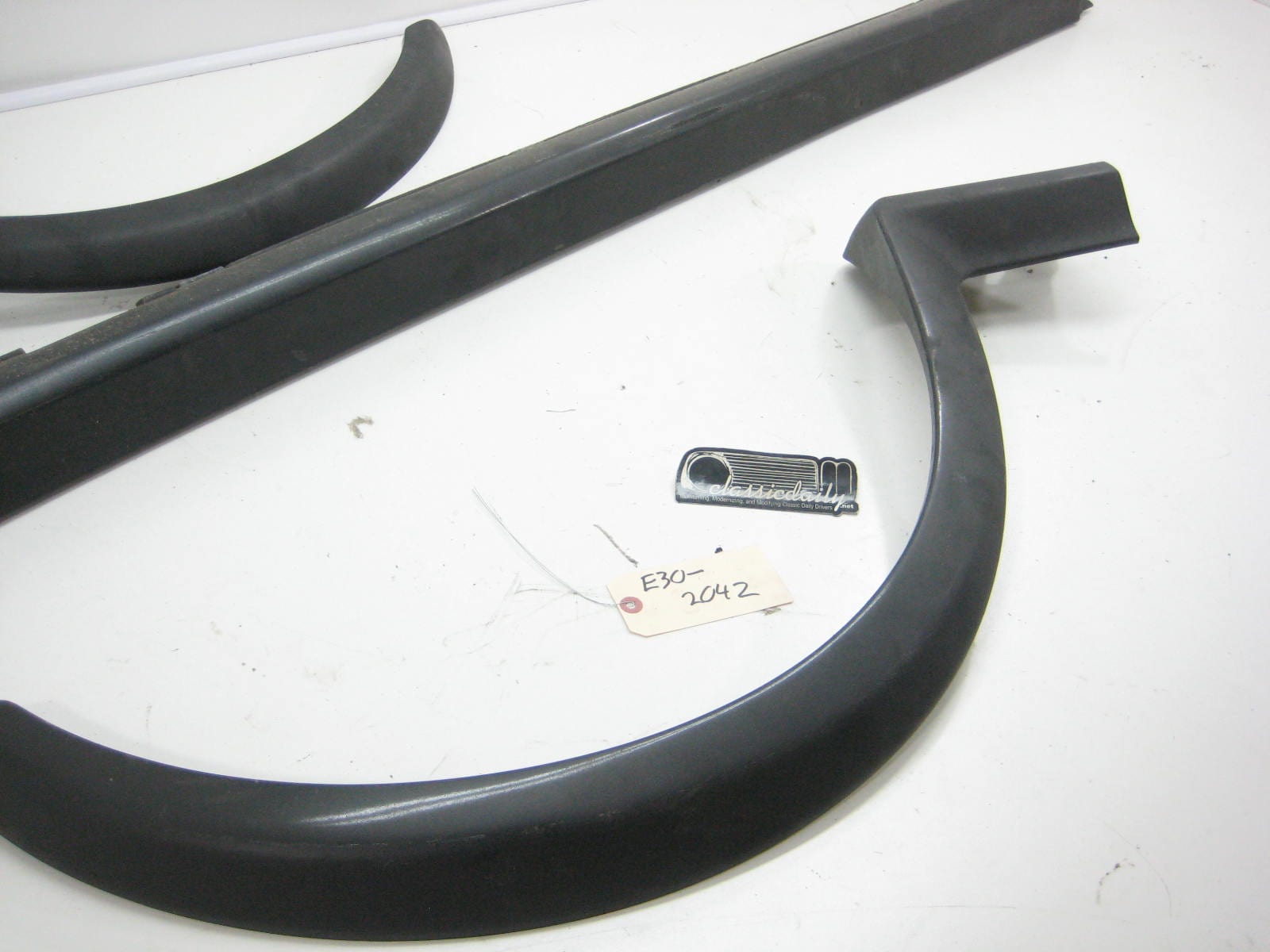 bmw e30 325 318 325ix passenger side lower trim kit 3 pc