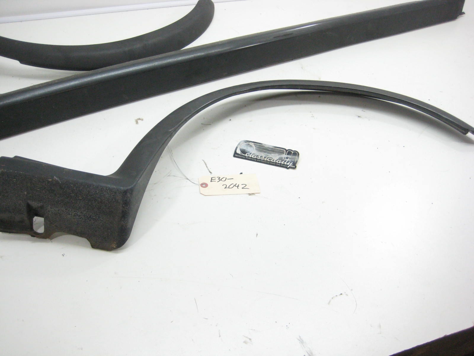 bmw e30 325 318 325ix passenger side lower trim kit 3 pc