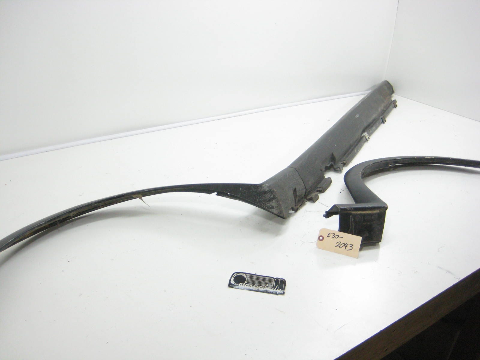 bmw e30 325 318 325ix drivers side lower trim kit 3 pc