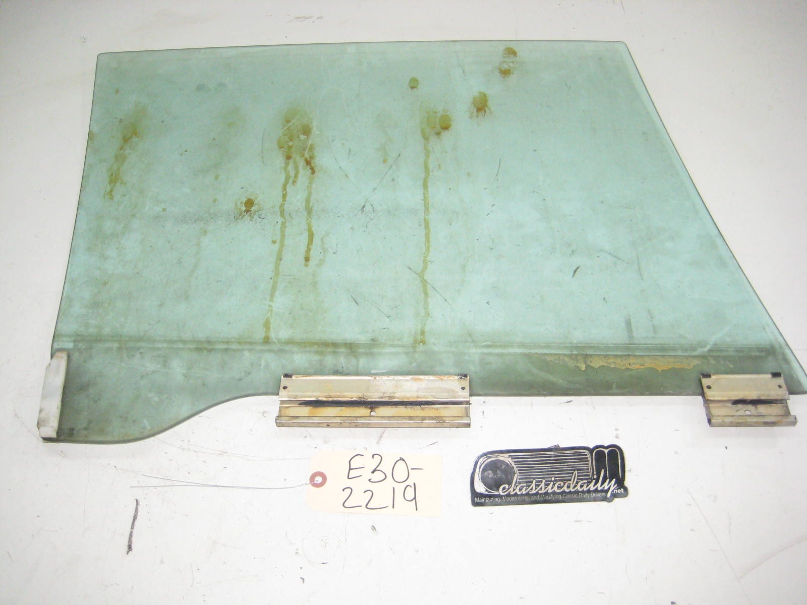 bmw e30 325 318 convertible drivers side side window glass