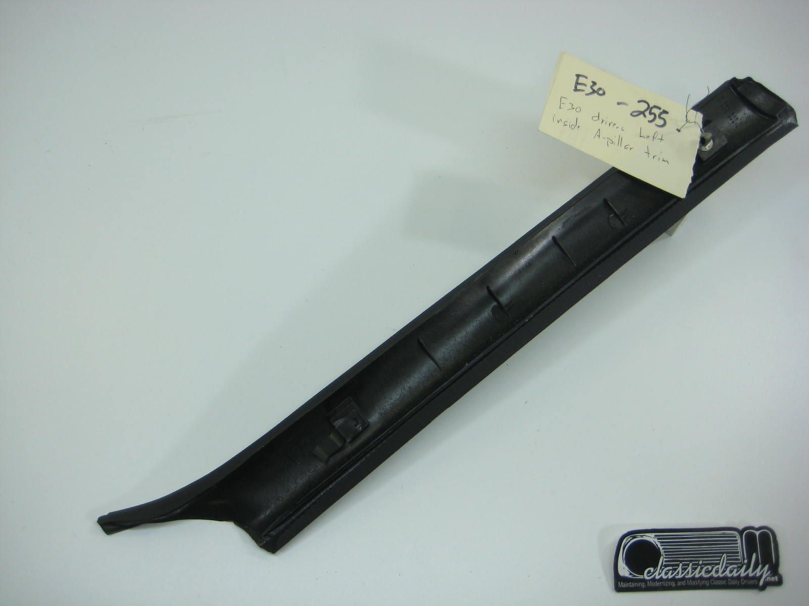 bmw e30 325 318 drivers interior left a pillar trim