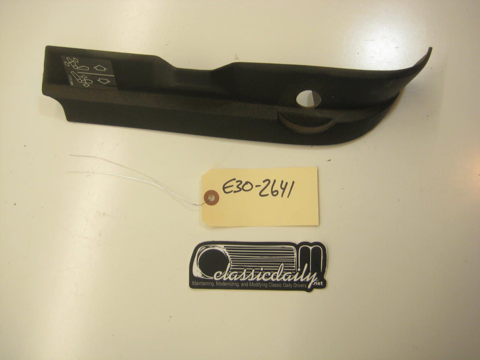 bmw e30 325 318 passenger side sport side cover