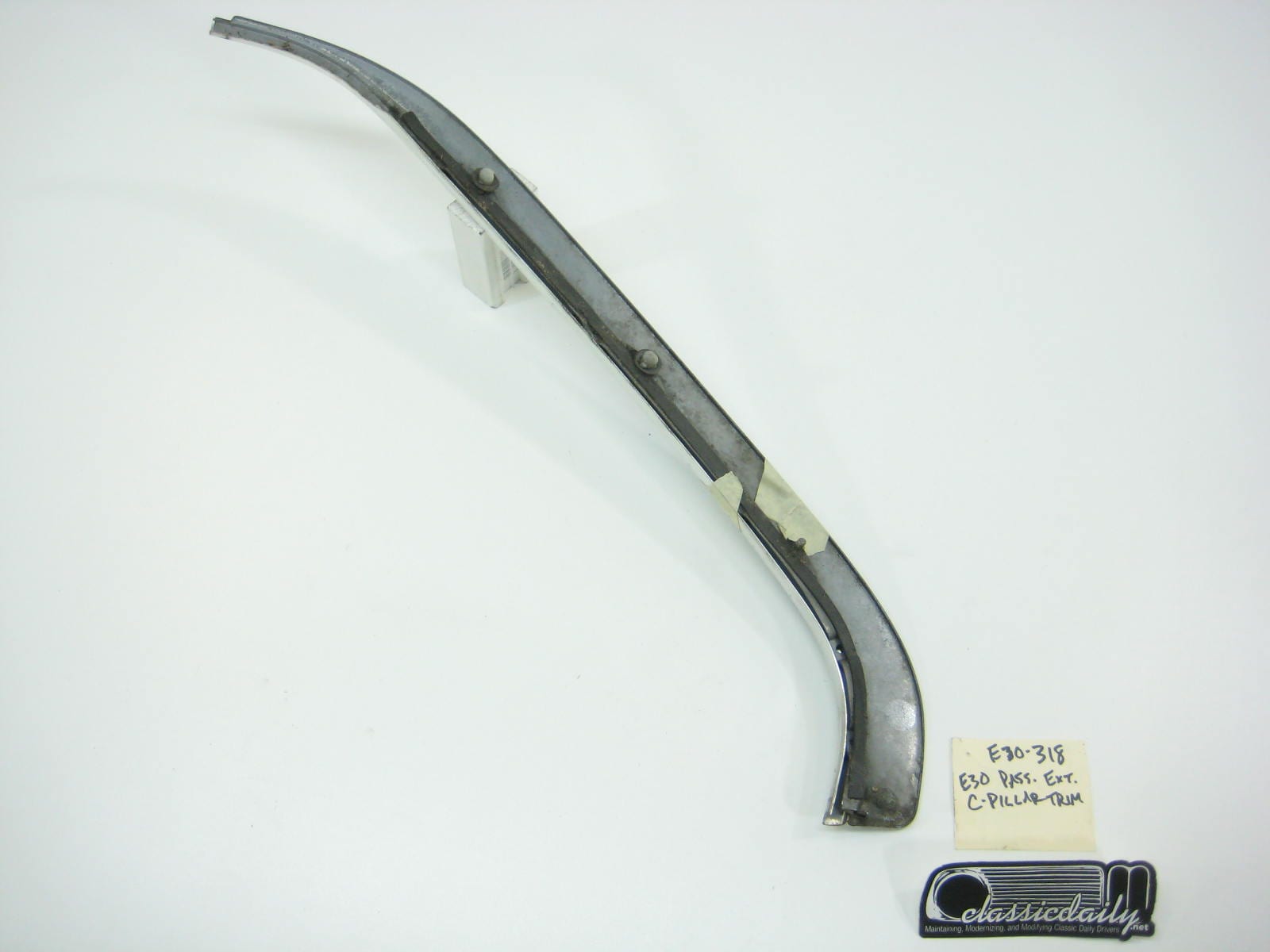 bmw e30 325 318 exterior passenger c pillar trim