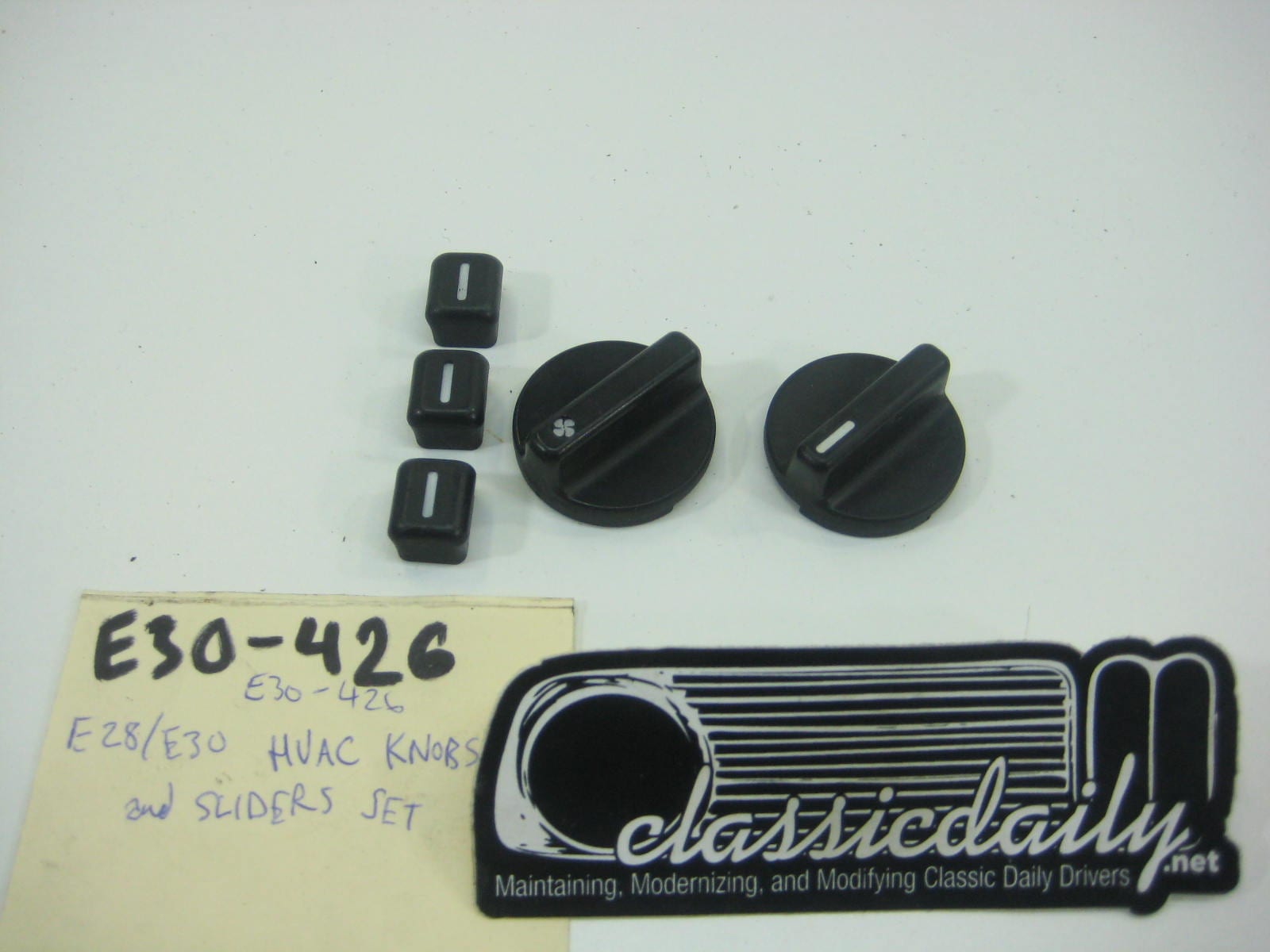 bmw e30 325 e28 535 hvac knobs slider set