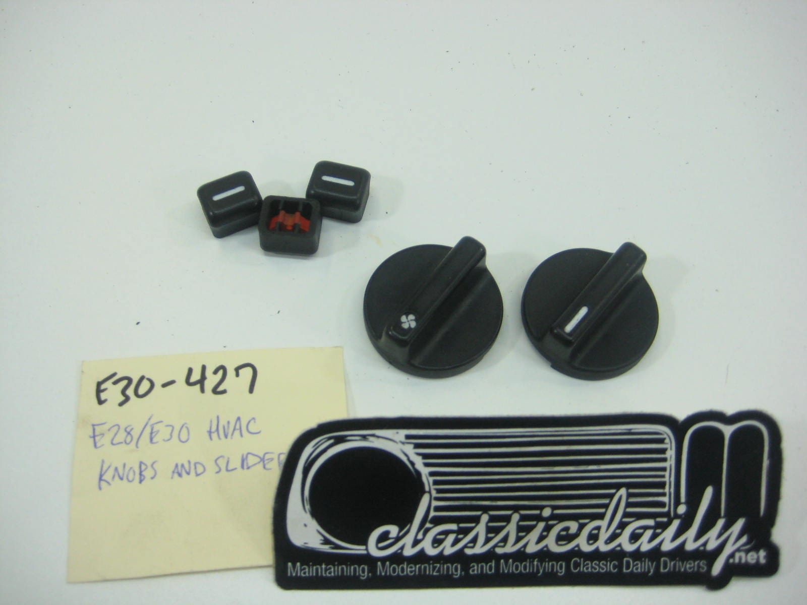 bmw e30 325 e28 535 hvac knobs slider set 2