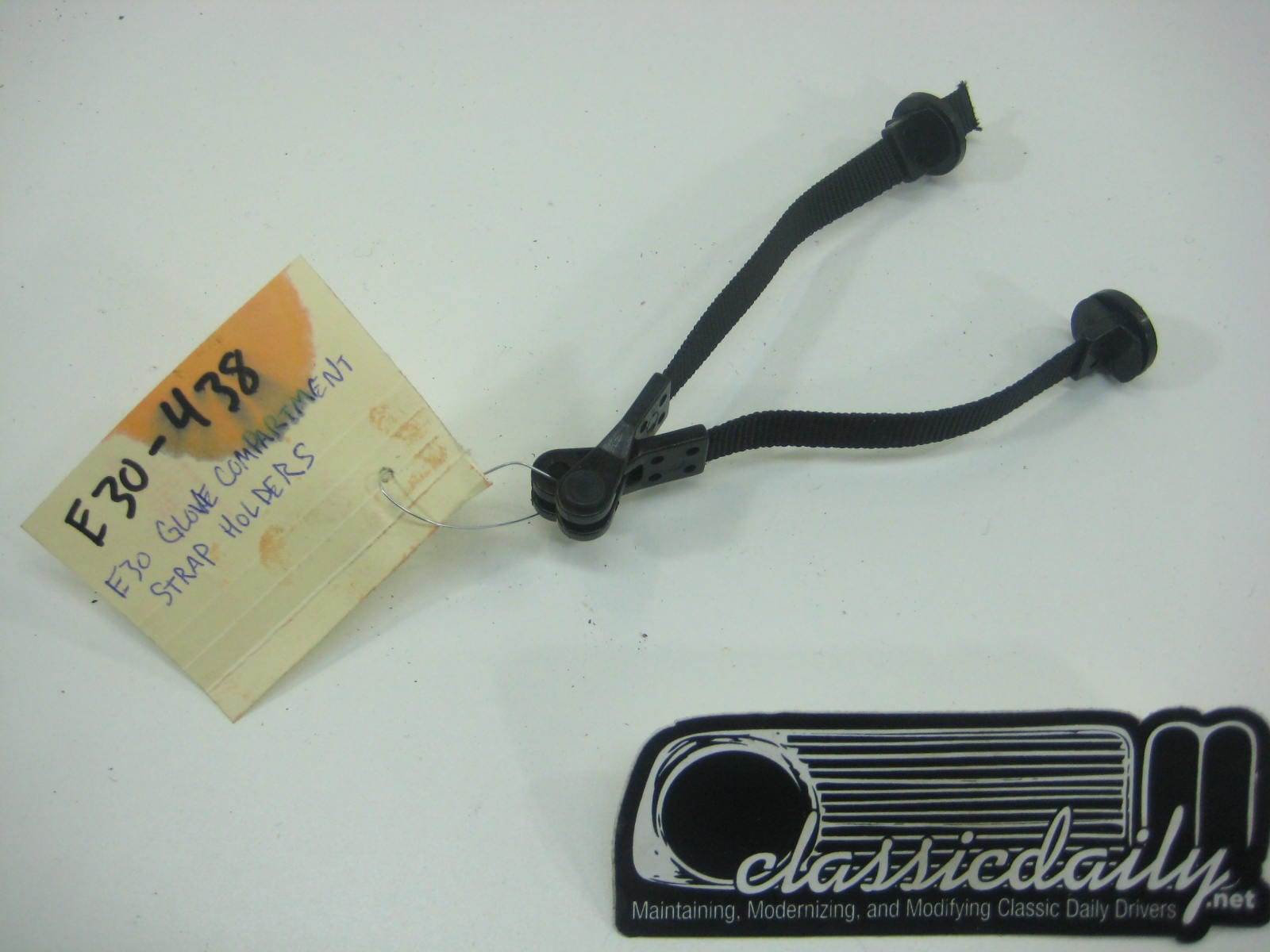 bmw e30 325 318 glove box compartment strap holders