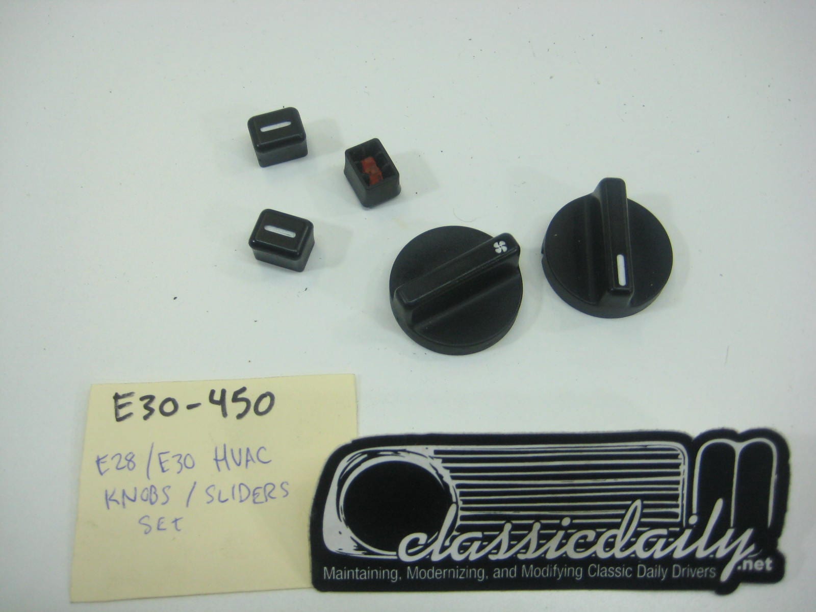 bmw e30 325 e28 535 hvac knobs and sliders set