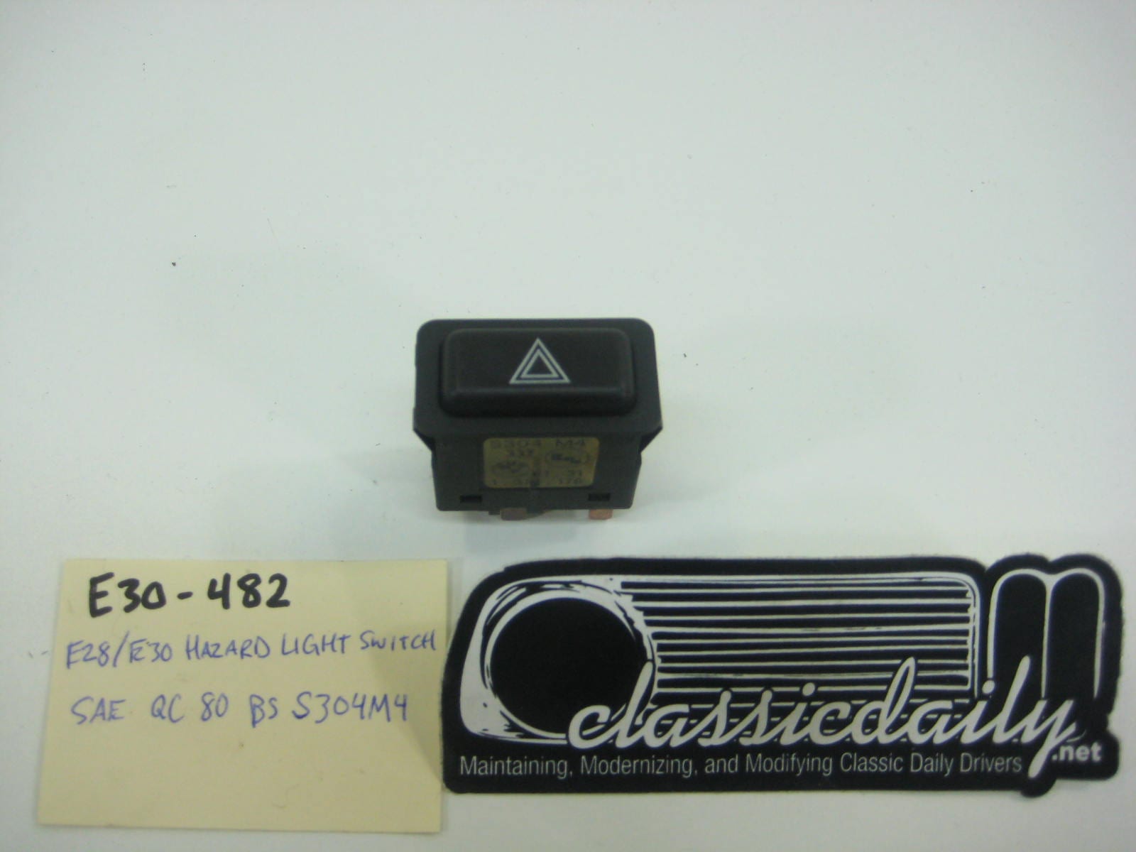 bmw e30 e28 325 535 hazard light switch button 3