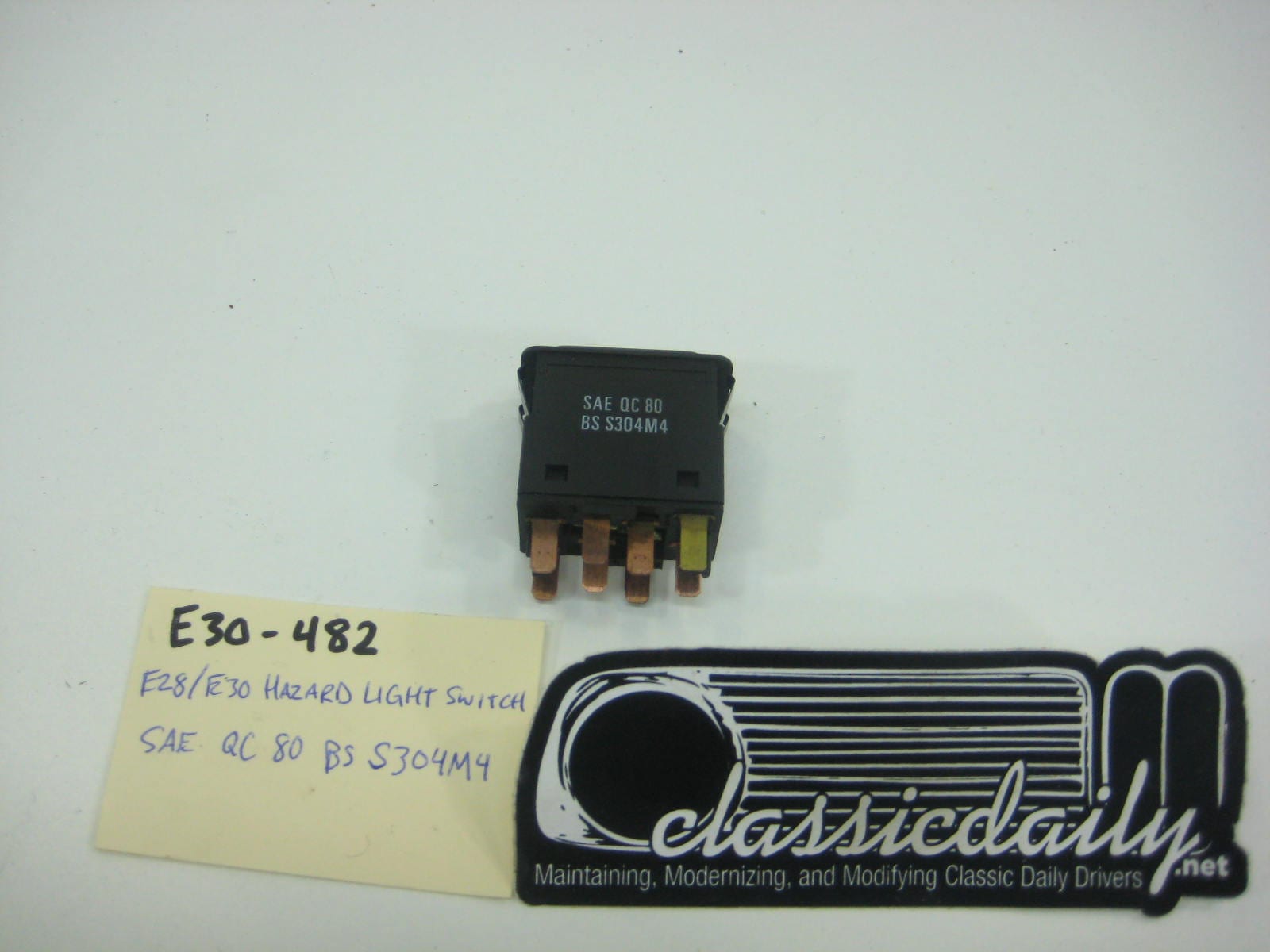 bmw e30 e28 325 535 hazard light switch button 3