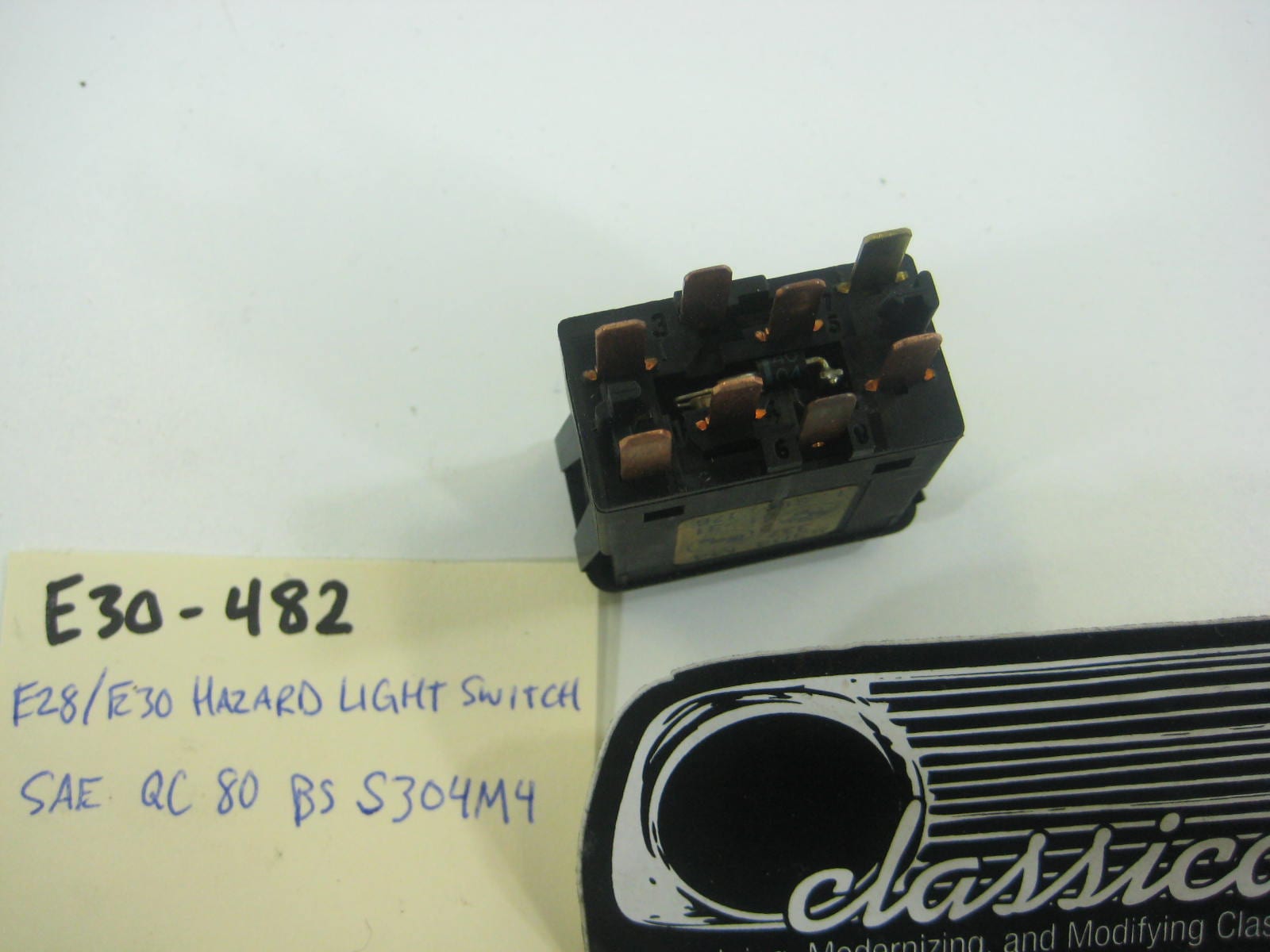 bmw e30 e28 325 535 hazard light switch button 3