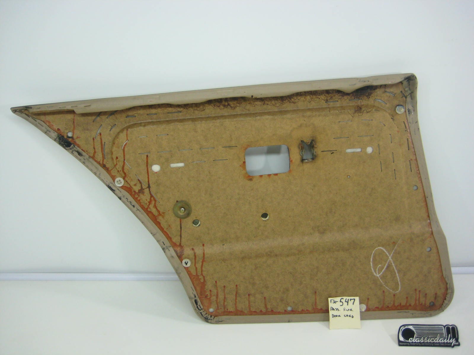 bmw e30 325 318 rear passengers side door card 2