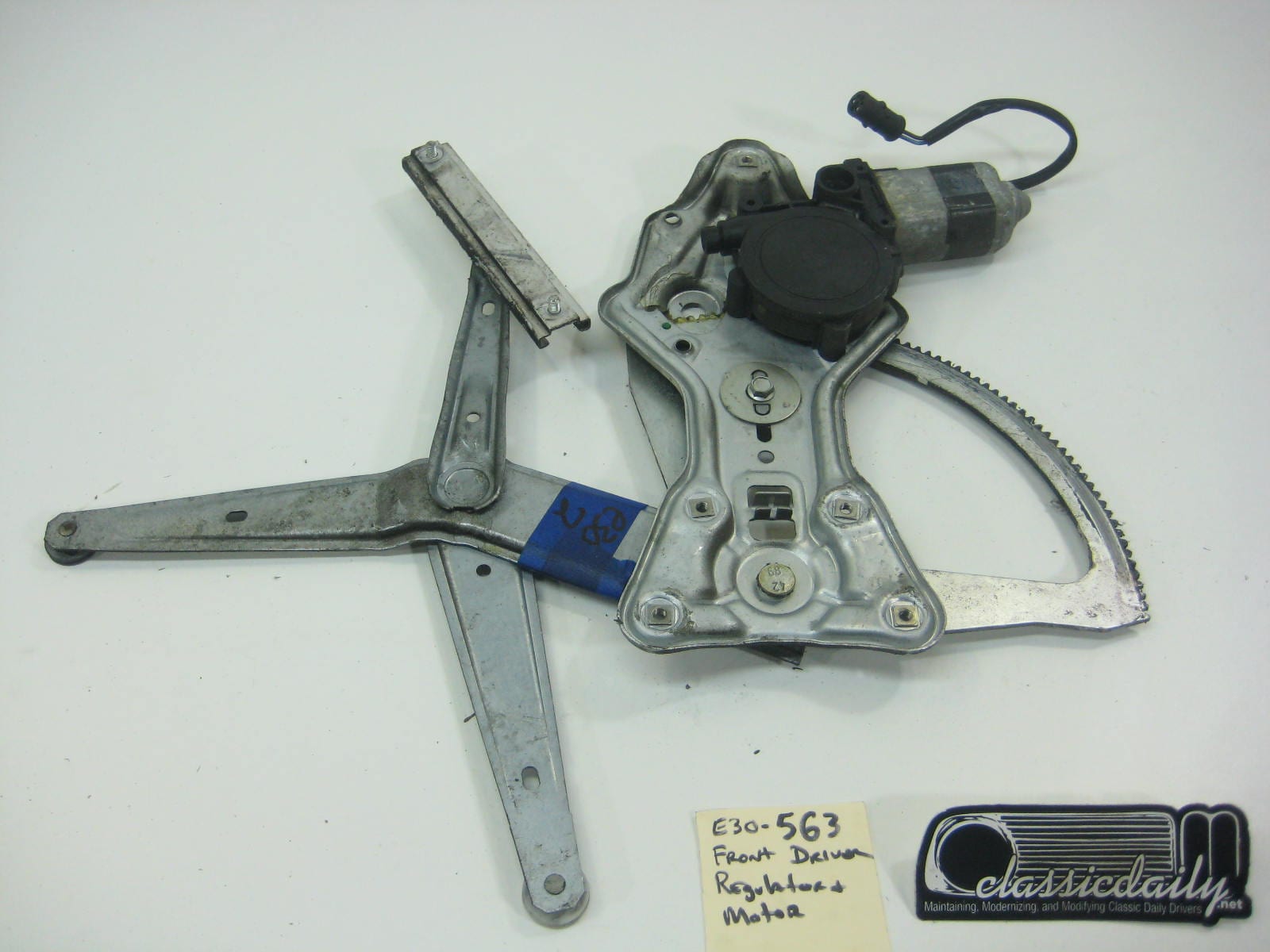 bmw e30 325 318 coupe front passenger regulator and motor
