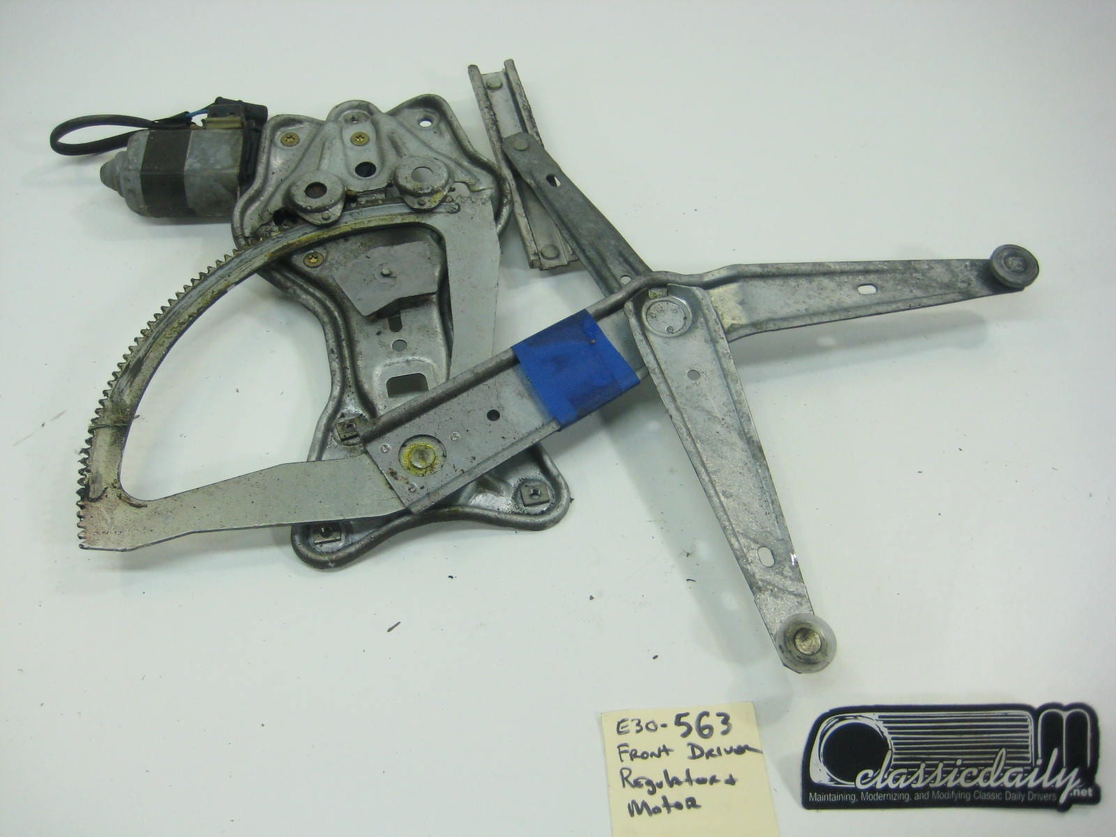bmw e30 325 318 coupe front passenger regulator and motor