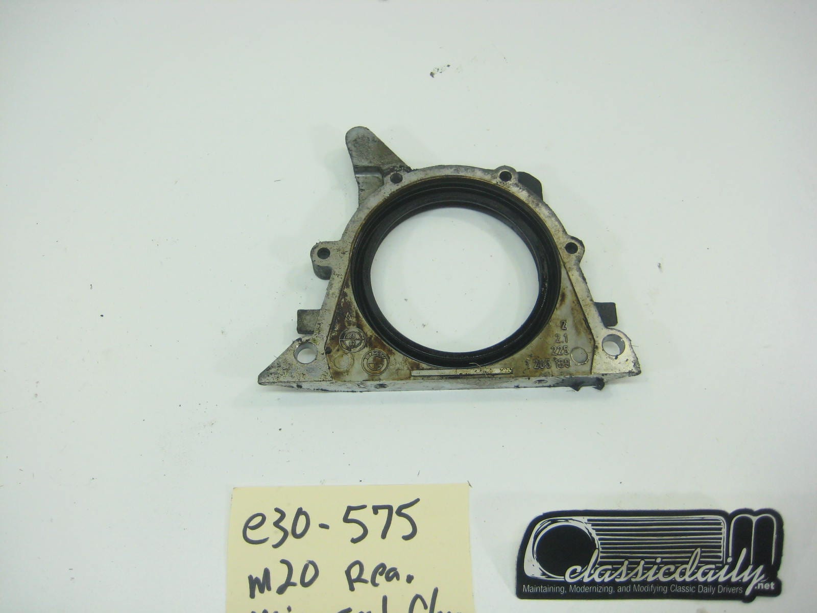 bmw e30 325 318 m20 rear main seal flange