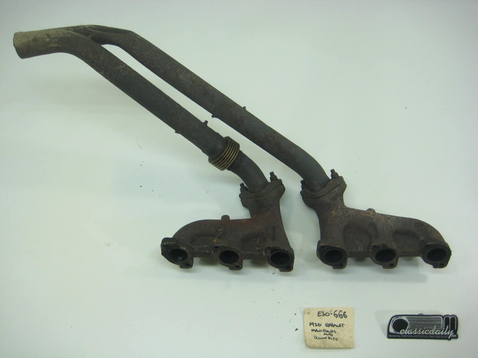 bmw e30 325 318 m20 exhaust manifolds and down pipe