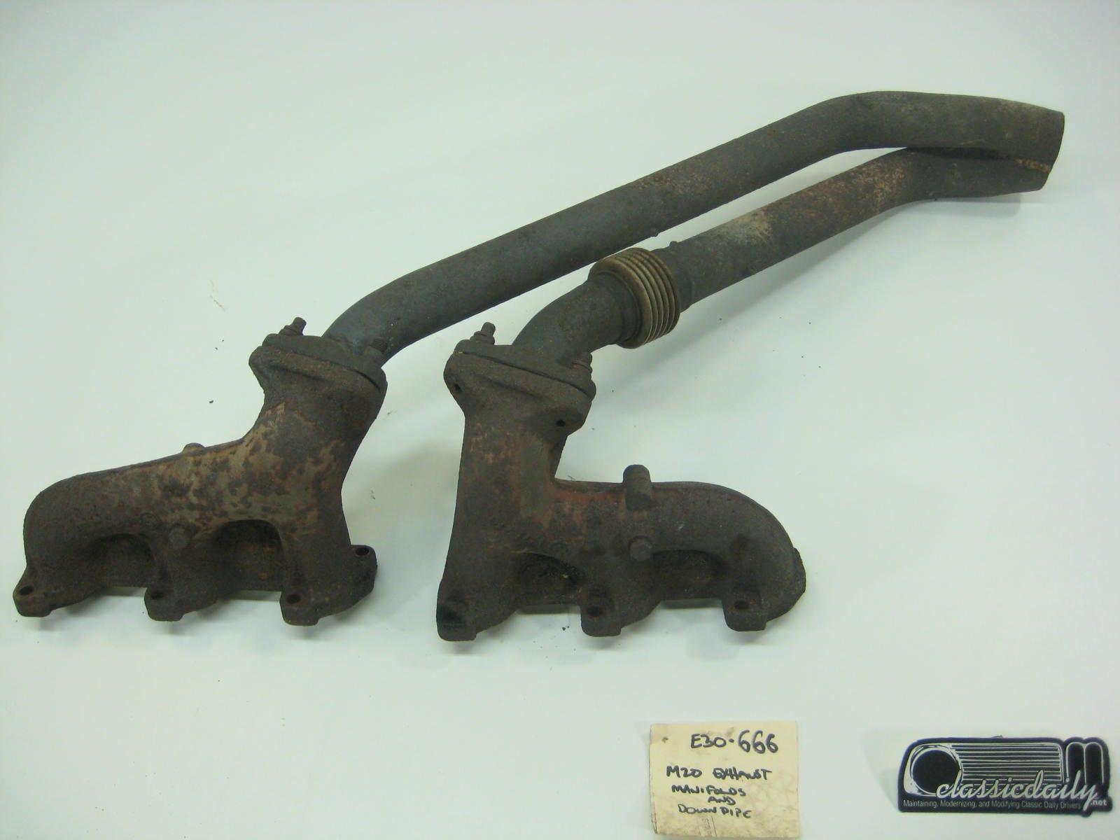 bmw e30 325 318 m20 exhaust manifolds and down pipe