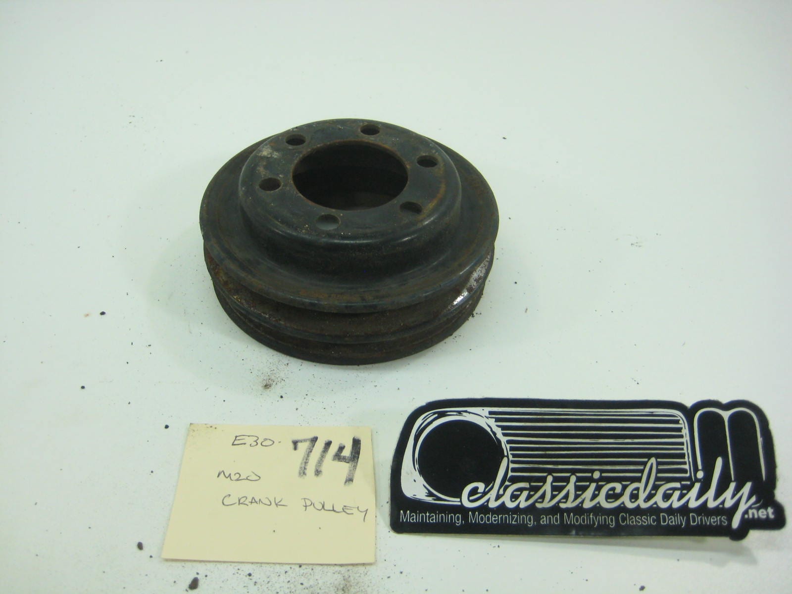 bmw e30 325 318 m20 crank pulley