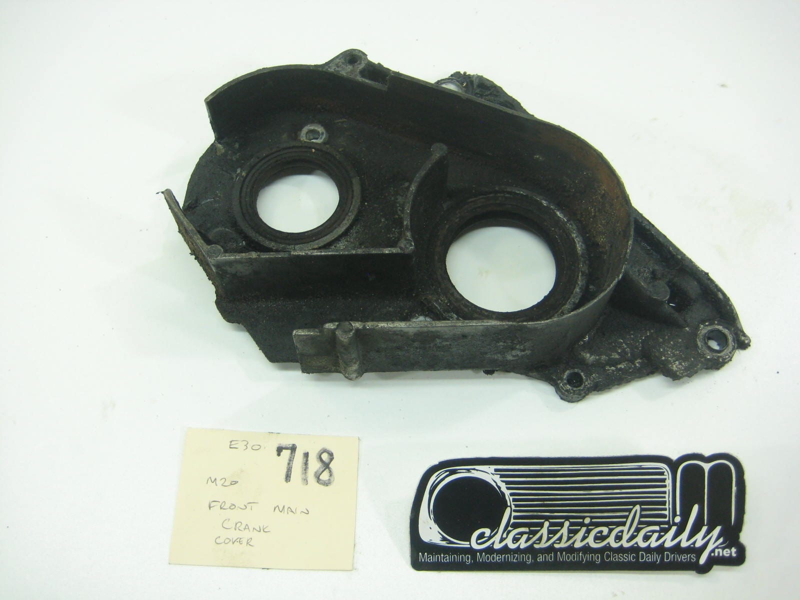 bmw e30 325 318 m20 front main crank cover