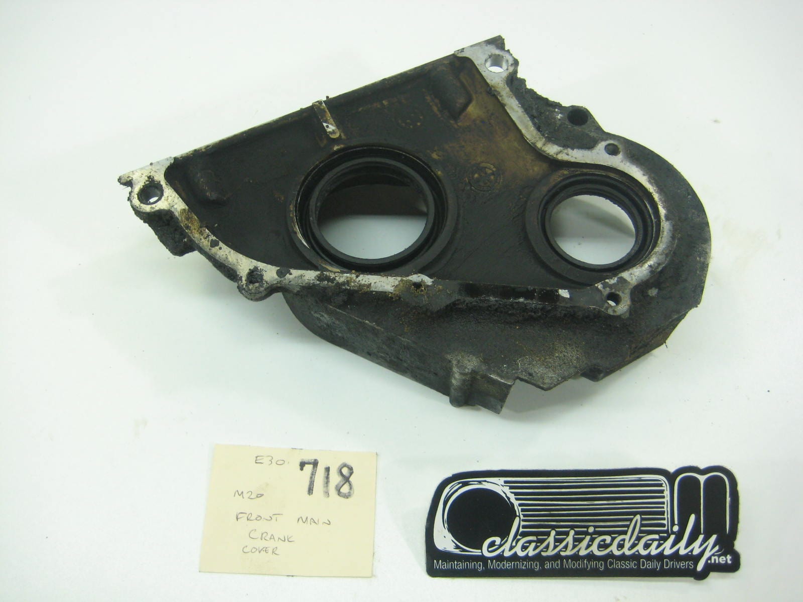 bmw e30 325 318 m20 front main crank cover
