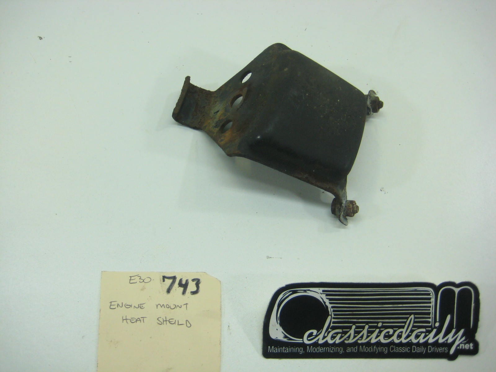 bmw e30 325 m20 engine mount heat sheild