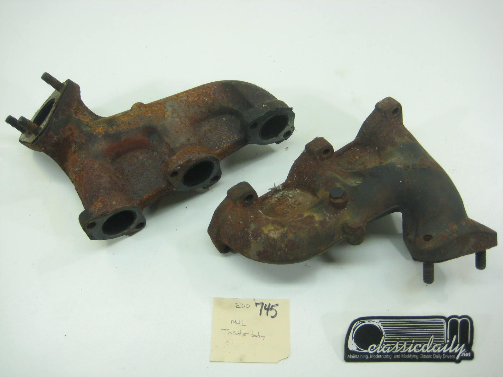 bmw e30 325 318 pair of m20 exhaust manifolds