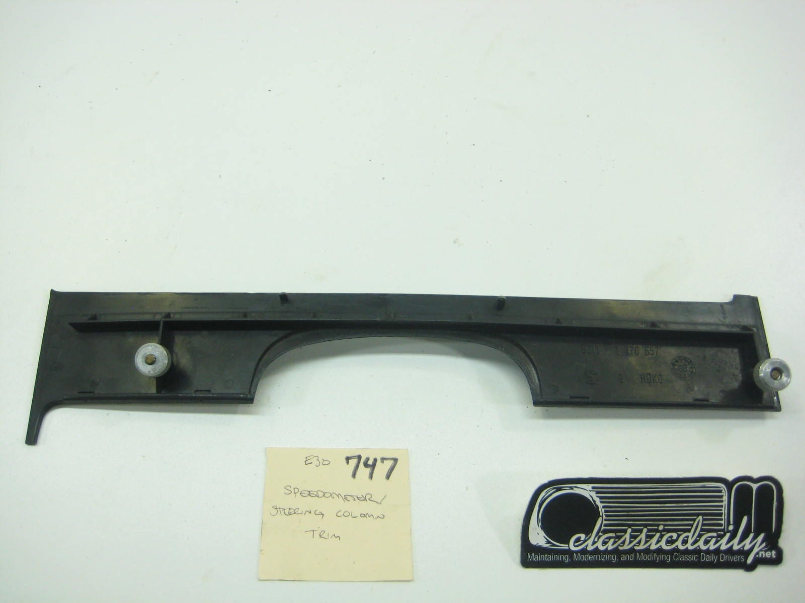 bmw e30 325 318 speedometer steering column trim