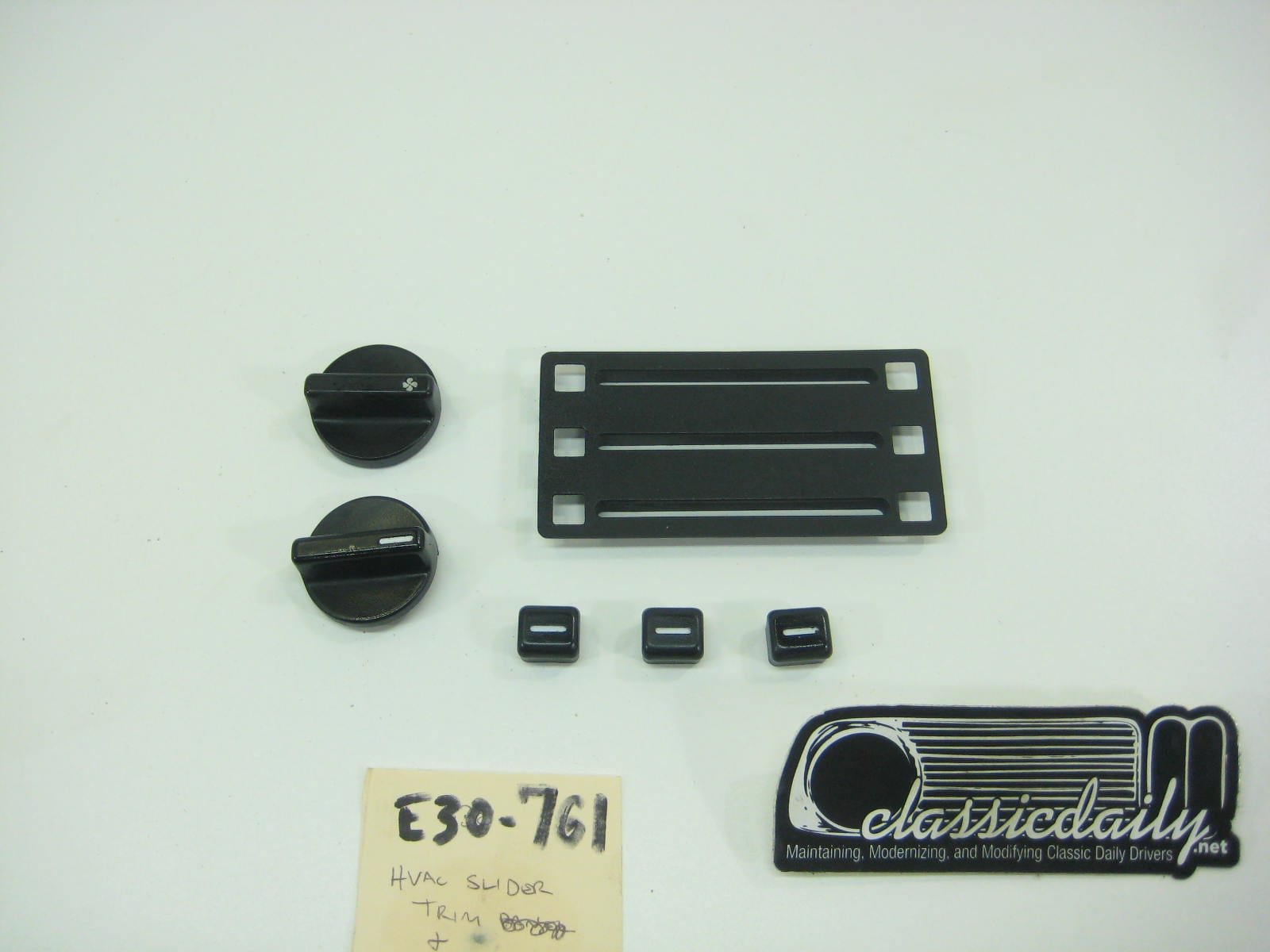 bmw e30 325 318 hvac slider trim knobs and sliders