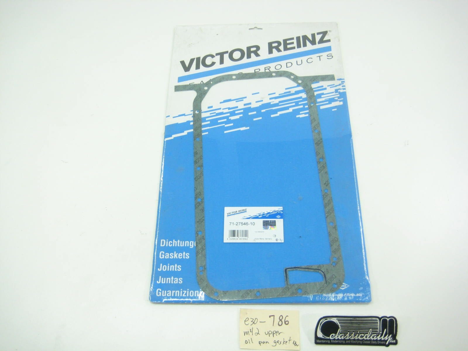 used parts m42 upper oil pan gasket 71 27546 10