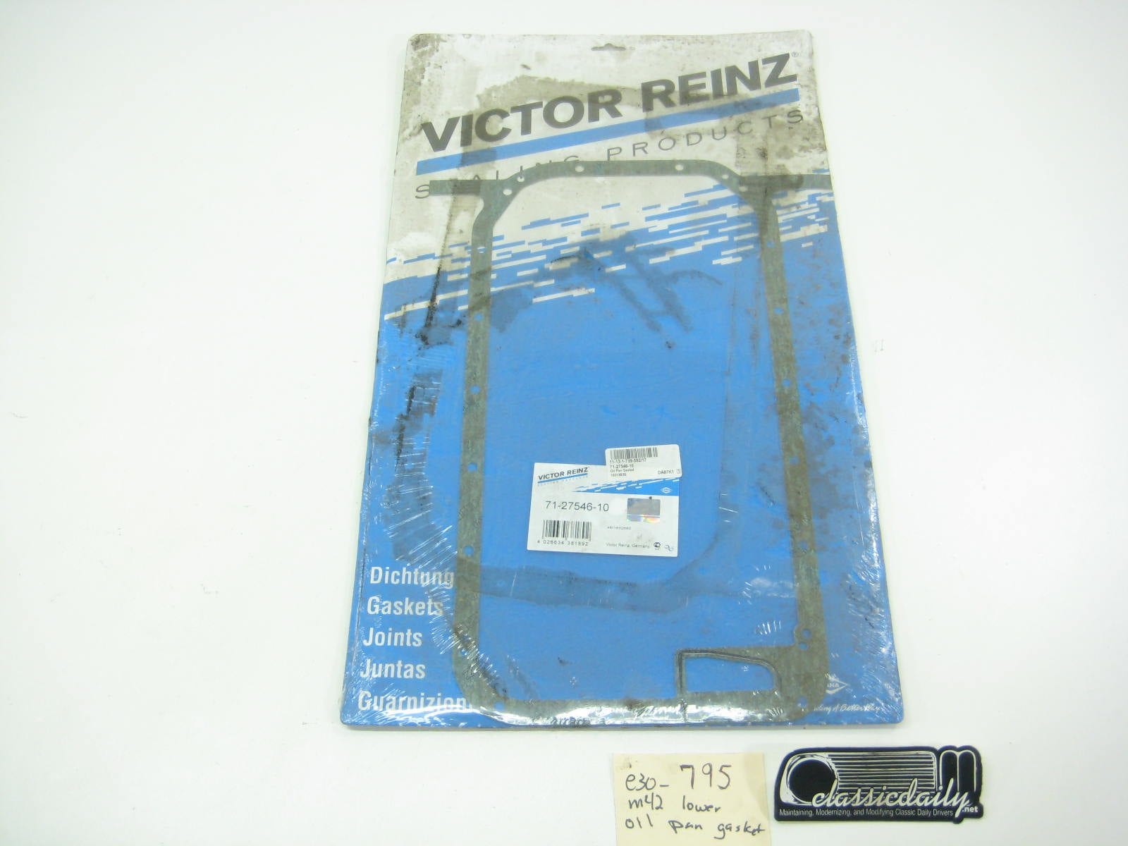 used parts m42 lower oil pan gasket 71 27546 10