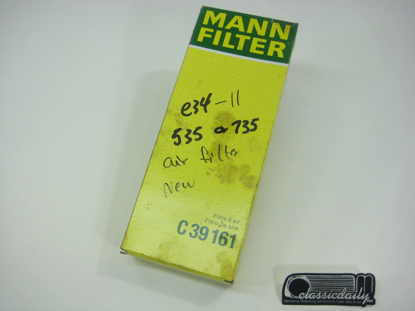 bmw e34 535 735 air filter unused in box