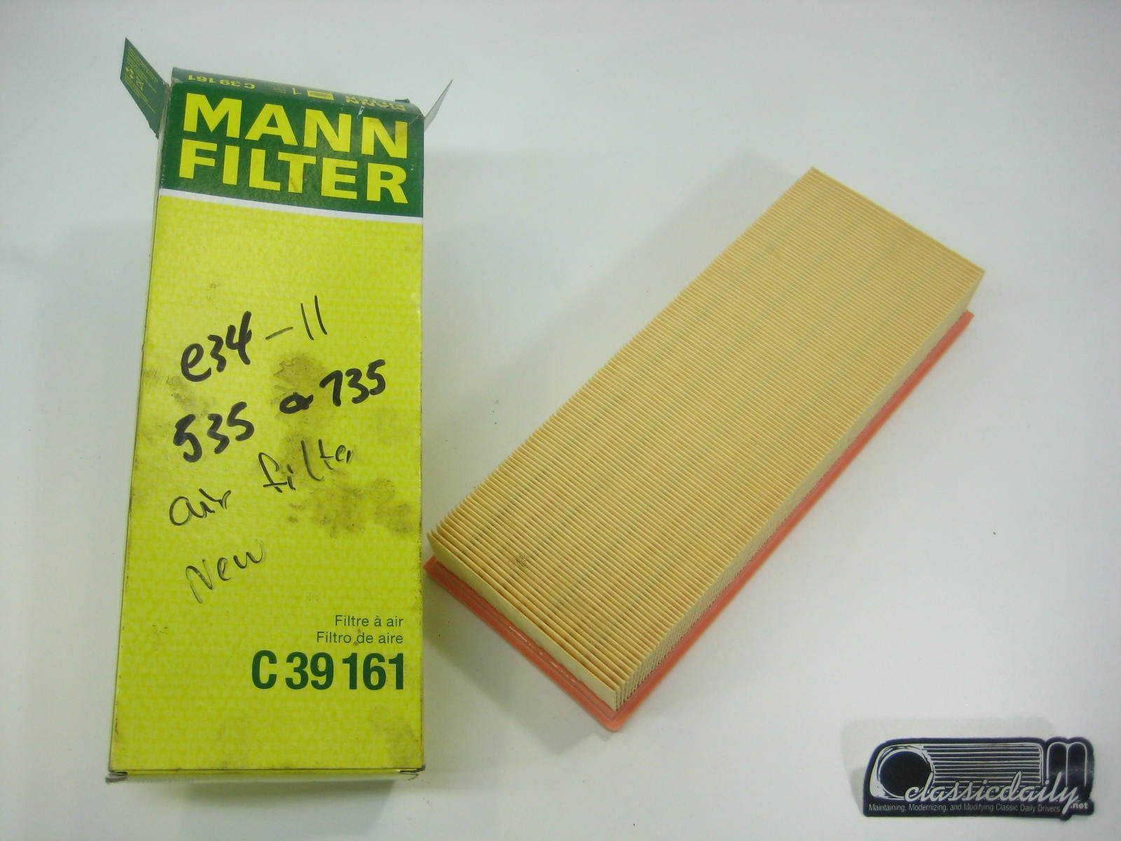 bmw e34 535 735 air filter unused in box