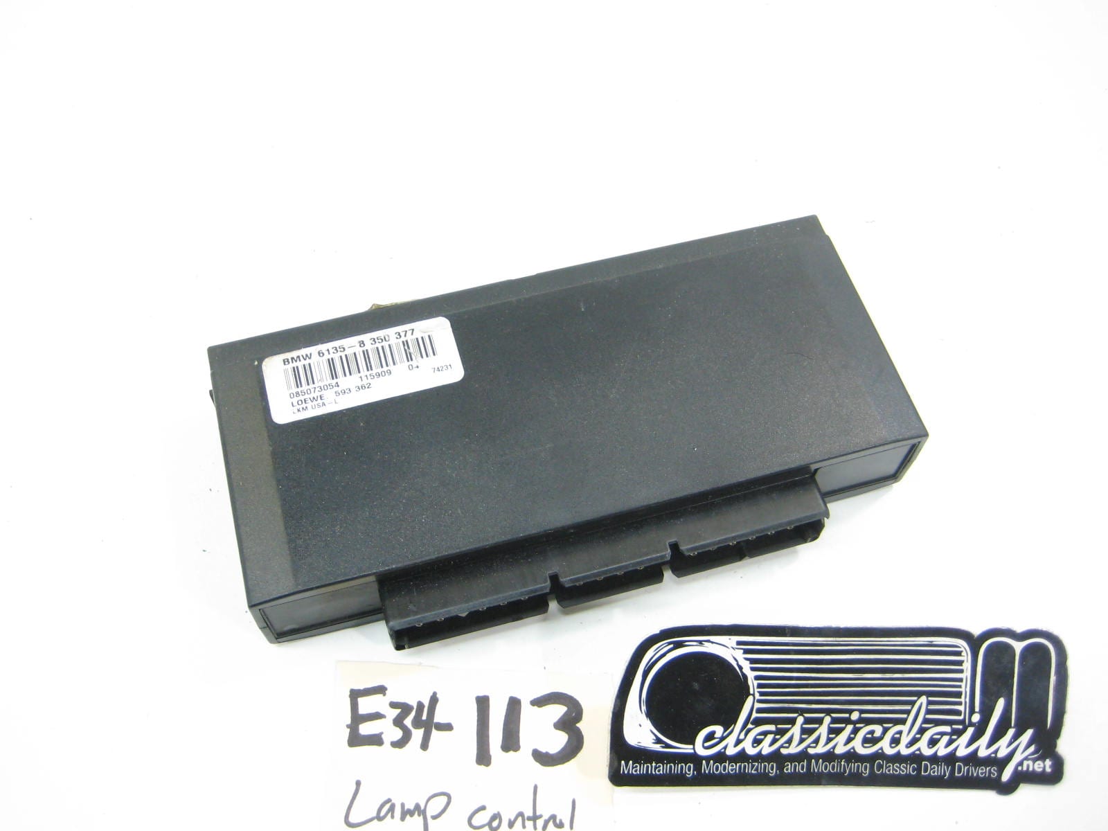 bmw e34 535 525 lamp control module